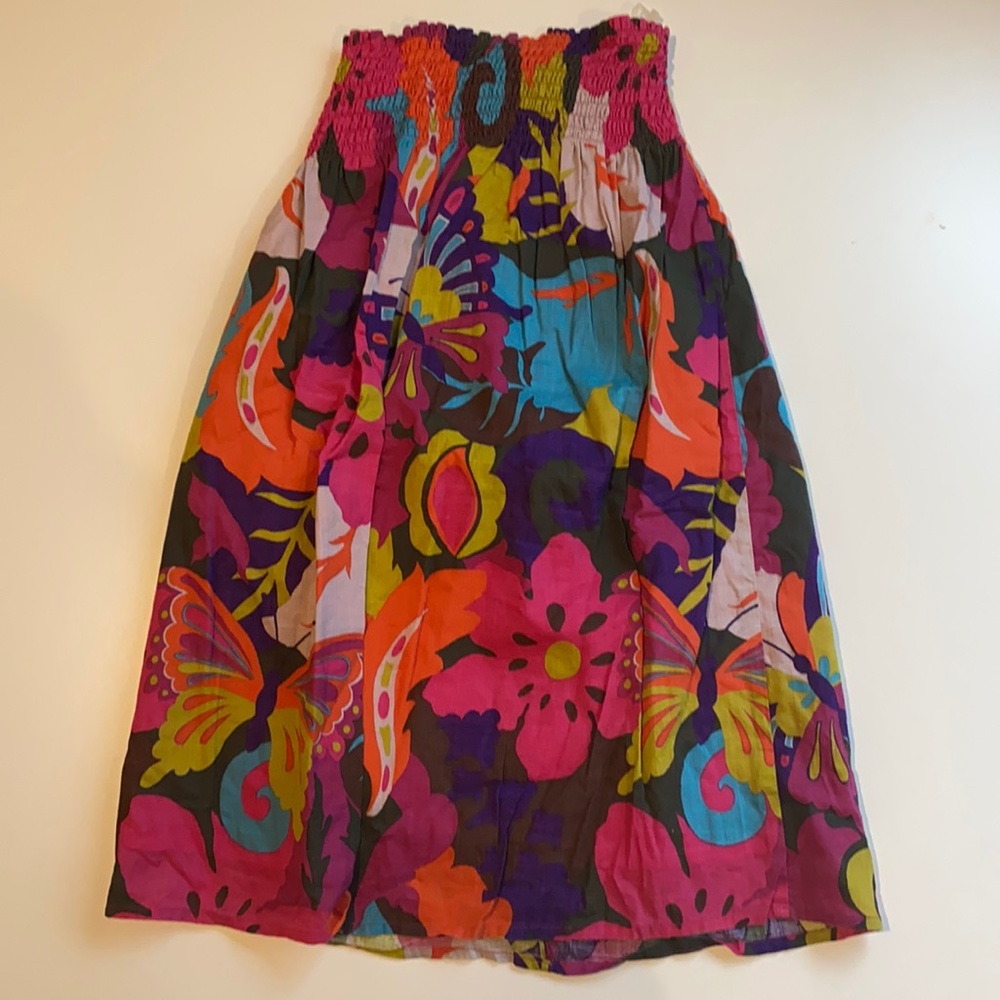 Peek Girls Strapless Dress Large (8)
